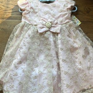 Nordstrom Little Me Pink Floral Dress